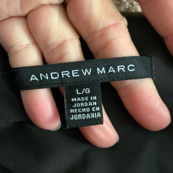 Andrew Marc Faux Suede Gray / Brown High Rise Leggings - Large - Picture 8 of 9